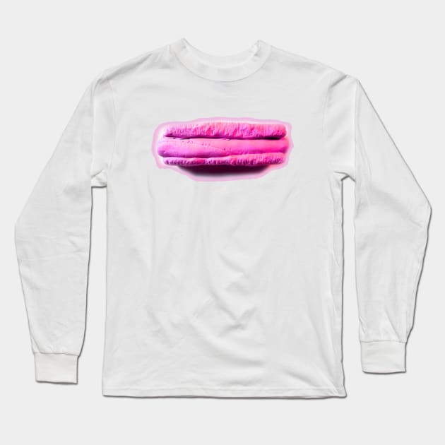 Pink Hotdog Long Sleeve T-Shirt by IanWylie87